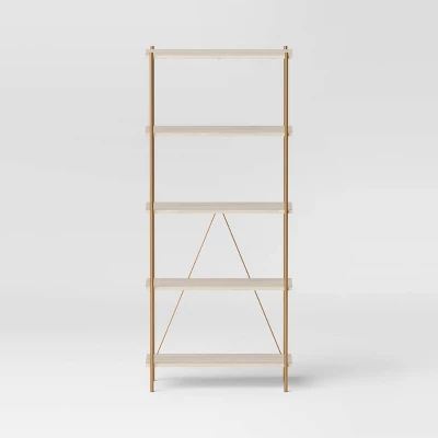 72" Elowen 5 Shelf Bookcase - Threshold™ - Image 2