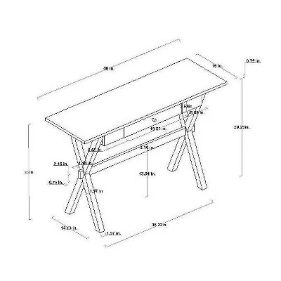 Wasatch Console Table With Drawer Off White - Threshold™ Designed With Studio McGee - Image 6