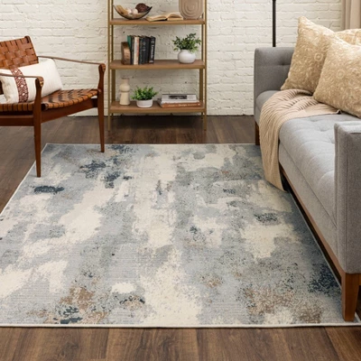 Watercolor Area Rug Gray - Threshold™ - Image 2