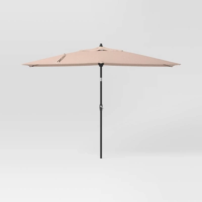 10'x6' Rectangular Market Patio Umbrella - Black Pole - Threshold™ - Image 14