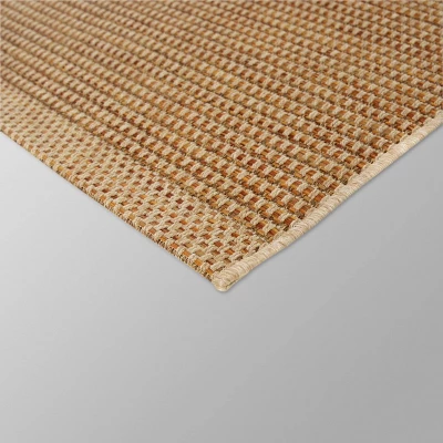 Prairie Stripe Outdoor Rug Orange - Threshold™ - Image 2