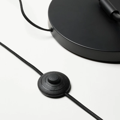 2-Head Floor Lamp With Trimmed Shade Black (Includes LED Light Bulb) - Threshold™ Designed With Studio McGee - Image 4