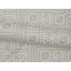 5' X 7' Double Diamond Outdoor Rug Silver - Threshold™