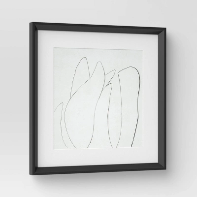 (Set Of 2) 24" X 24" Sketch Art Print Black/White - Threshold™ Designed With Studio McGee - Image 5