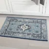 Vintage Persian Medallion Kitchen Rug Blue - Threshold™
