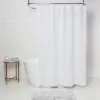 Macramé Fringe Shower Curtain Cream - Threshold™
