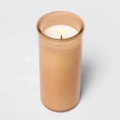 Glass Jar Jasmine And Ylang Candle Orange - Threshold™