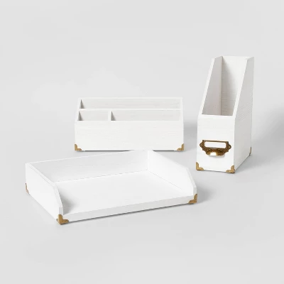 Magazine File White Wood - Threshold™ - Image 3