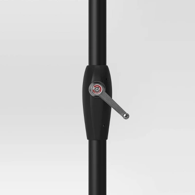 10'x6' Rectangular Market Patio Umbrella - Black Pole - Threshold™ - Image 4