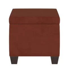 Ottoman Velvet - Skyline Furniture