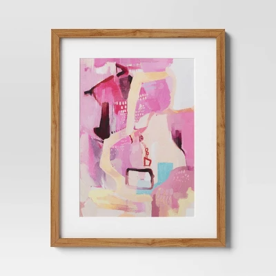 (Set Of 2) 16" X 20" Painterly Collage Framed Wall Canvases - Threshold™ - Image 3