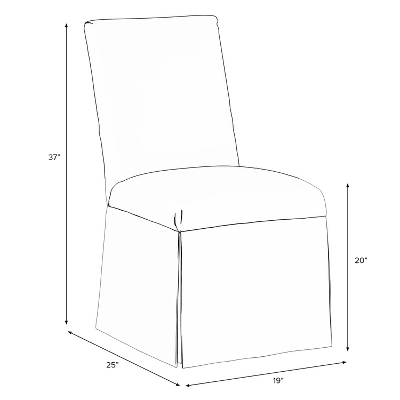 Logan Dining Chair Slipcover - Threshold™ - Image 6