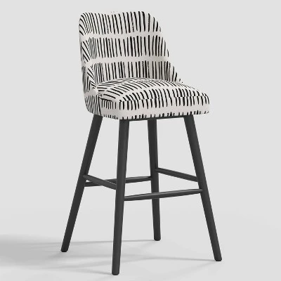 Geller Modern Counter Height Barstool In Patterns - Threshold™ - Image 2