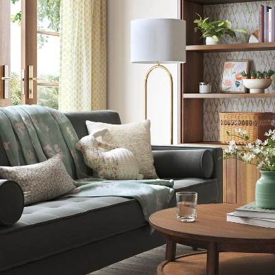 Textural Solid Square Throw Pillow - Threshold™