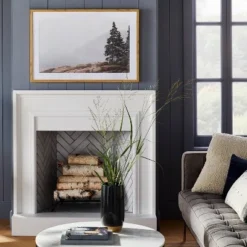 36" X 24" Foggy Seaside Framed Wall Art - Threshold™ Designed With Studio McGee