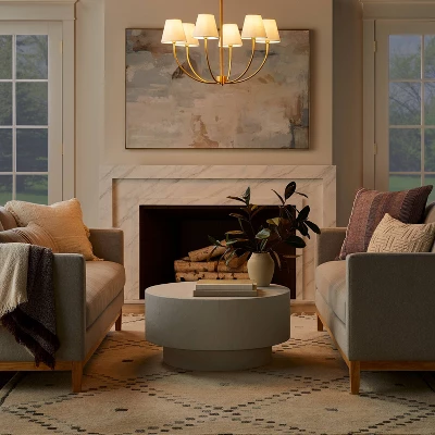 6-Light Ceiling Chandelier Brass - Threshold™ Designed With Studio McGee - Image 2