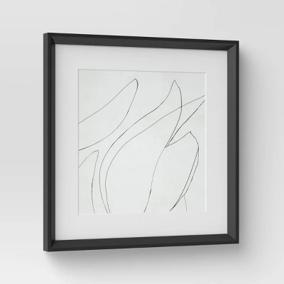 (Set Of 2) 24" X 24" Sketch Art Print Black/White - Threshold™ Designed With Studio McGee - Image 3