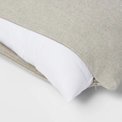 Feather Filled Throw Pillow Insert White - Threshold™ - Image 2