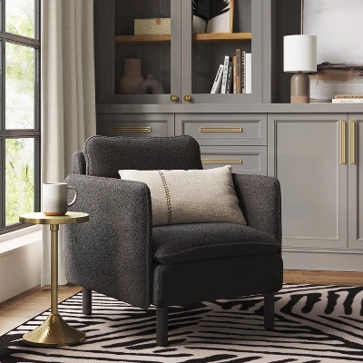 Square Back Accent Chair Black - Threshold™