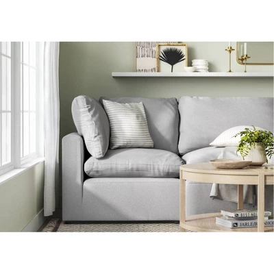 4pc Allandale Modular Sectional Sofa Set Gray - Threshold™ - Image 5