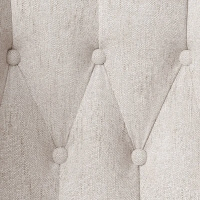 Winfall Tufted Barrel Counter Height Barstool Linen - Threshold™ - Image 4