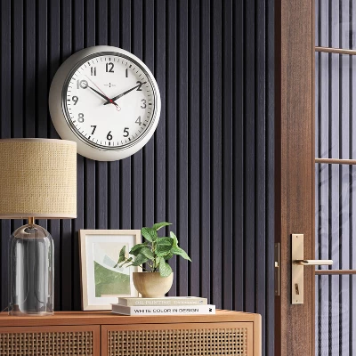 14" Schoolhouse Clock Cream - Threshold™