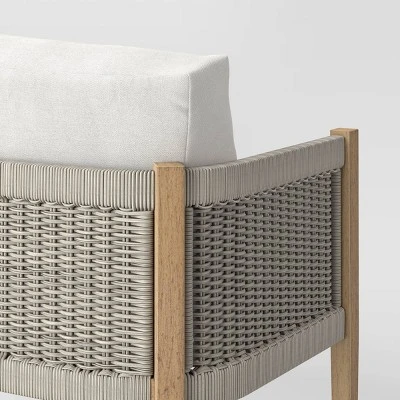 Pasadena Patio Loveseat - Gray - Threshold™ Designed With Studio McGee - Image 4