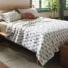 Voile Woodblock Printed Quilt Ivory - Threshold™