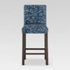 30" Parsons Barstool Bandana Blue Floral - Threshold™