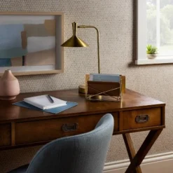 Faux Leather Letter Organizer Brown - Threshold™