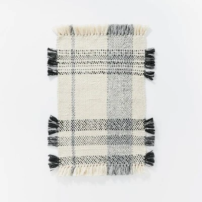 Laurelhurst Indoor/Outdoor Plaid Rug Black/White - Threshold™ Designed With Studio McGee - Image 6