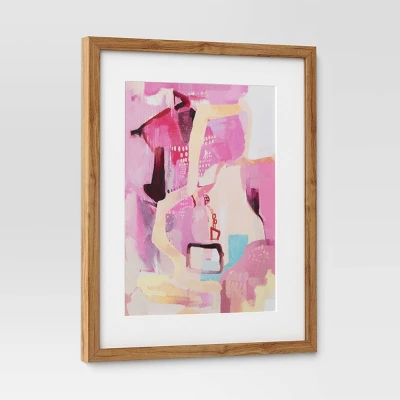 (Set Of 2) 16" X 20" Painterly Collage Framed Wall Canvases - Threshold™ - Image 4