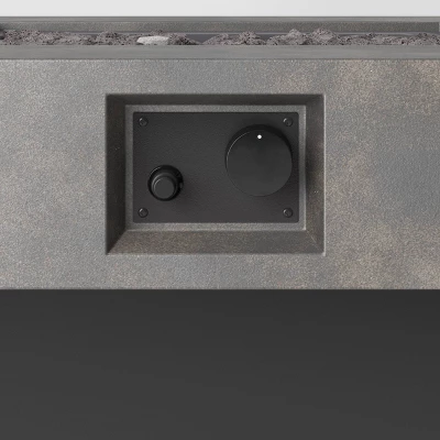 34" Square Liquid Propane Fire Pit - Gray - Threshold™ - Image 3