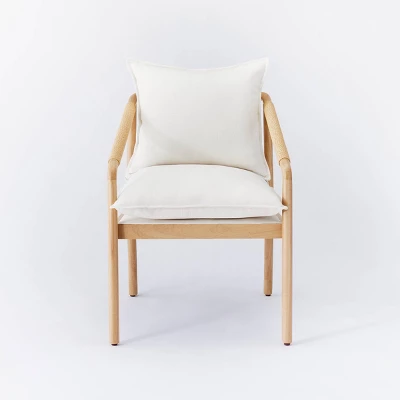 Ventura Upholstered Accent Chair With Wood Frame Natural - Threshold™ Designed With Studio McGee - Image 2