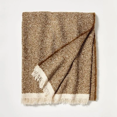 Herringbone Frayed Edges Throw Blanket - Threshold™ Designed With Studio McGee - Image 3
