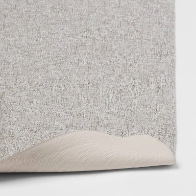 60" X 20" Basketweave Comfort Runner Mat Gray - Threshold™ - Image 3