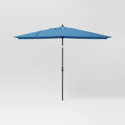 10'x6' Rectangular Market Patio Umbrella - Black Pole - Threshold™ - Image 11