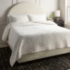 Luxe Diamond Stitch Velvet Quilt - Threshold™