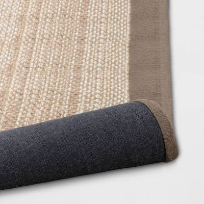 Solid Woven Border Rug - Threshold - Image 3