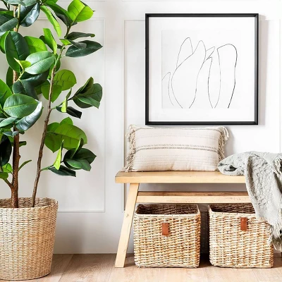 (Set Of 2) 24" X 24" Sketch Art Print Black/White - Threshold™ Designed With Studio McGee - Image 7