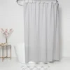 Tonal Striped Shower Curtain Gray - Threshold™