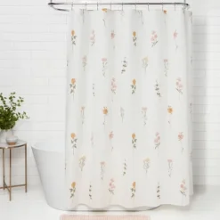 Botanical Floral Shower Curtain - Threshold™