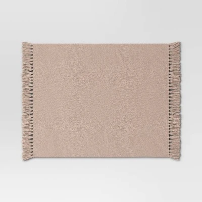 Boucle Reversible Throw Blanket - Threshold™ - Image 2