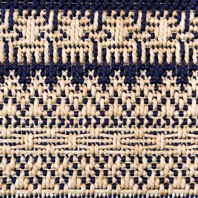 7' X 10' Lake Stripe Outdoor Rug Navy - Threshold™ - Image 2