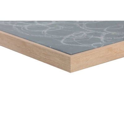 47" X 24" Squiggles Framed Printed Canvas Blue - Threshold™ - Image 4