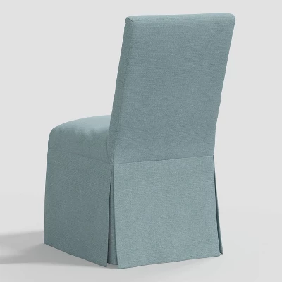 Samy Skirted Slipcover Dining Chair In Linen - Threshold™ - Image 4