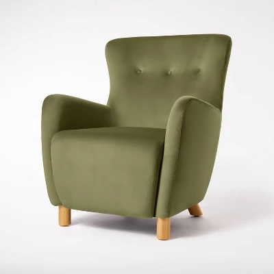 Kessler Wingback Accent Chair Velvet - Threshold™ Designed With Studio McGee - Image 7