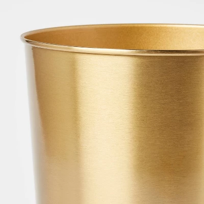 Antique Wastebasket Brass - Threshold™ - Image 2