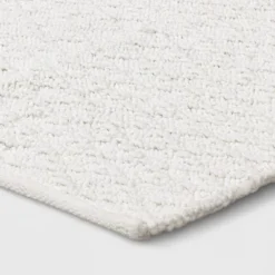 Diamond Stripe Bath Rug White - Threshold™