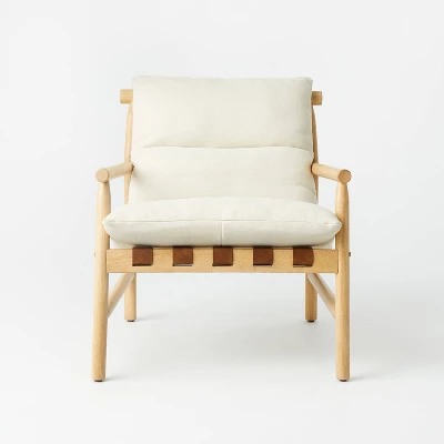 Holly Sling Back Accent Chair Cream/Natural - Threshold™ Designed With Studio McGee - Image 2